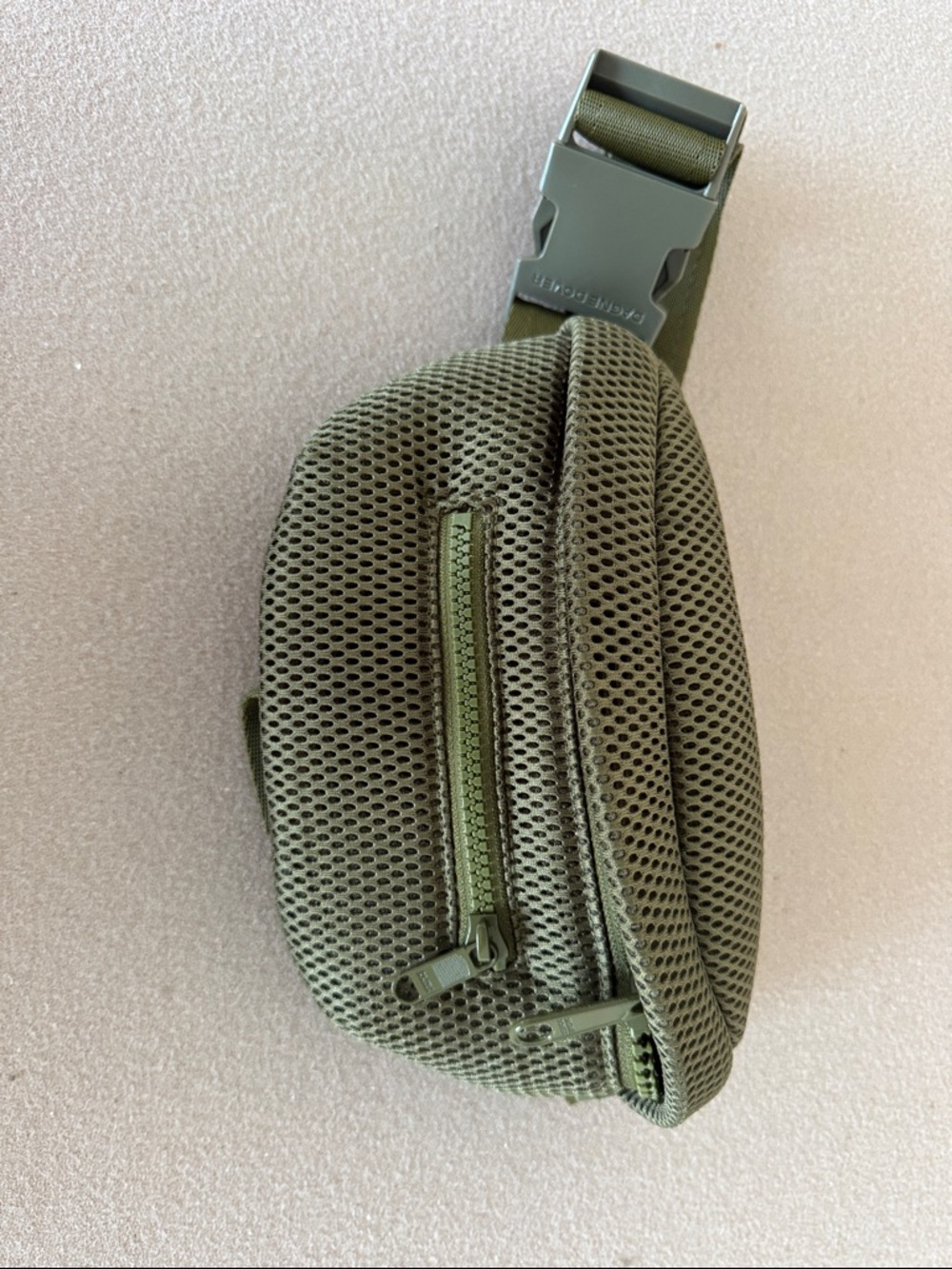 Dagne Dover Dark Moss Mesh Crossbody Belt Bag - Picture 10 of 10